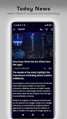 Neuron - science news android App screenshot 0